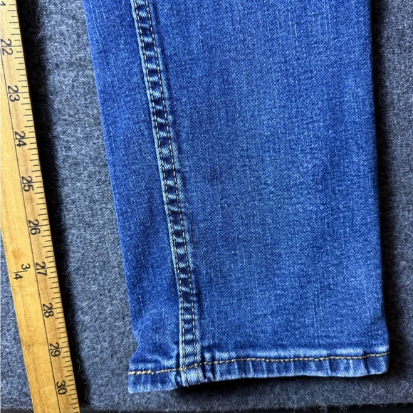 Signature Levi Strauss Jeans Mens 30x31 Blue S37 Slim Fit Denim Stretch Pants - Picture 6 of 13